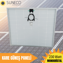 Suneco 230 Watt Half Cut Monokristal Solar Kare Güneş Paneli
