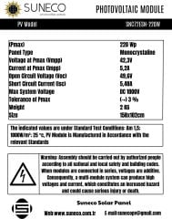 220 Watt Yarı Esnek Güneş Paneli Half Cut Monokristal Solar Güneş Paneli Karavan Tekne