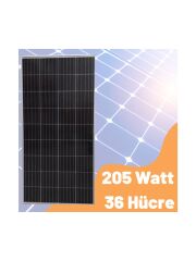 Suneco Güneş Paneli 205 W Watt Monokristal A Kalite Yüksek Verim